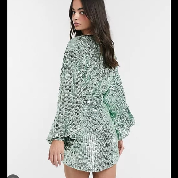 ASOS edition sequin embellished dress - Picture 2 of 13